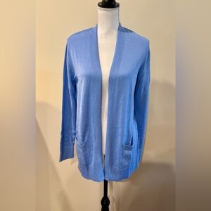 Croft & Barrow Women's Light Blue Cardigan